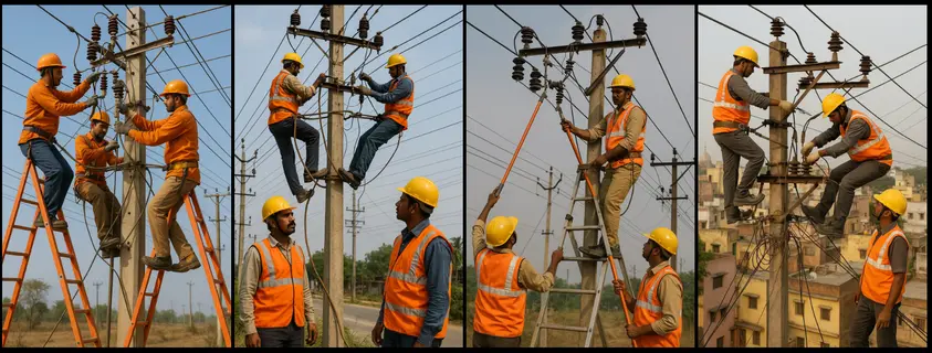 Electrical poll installation